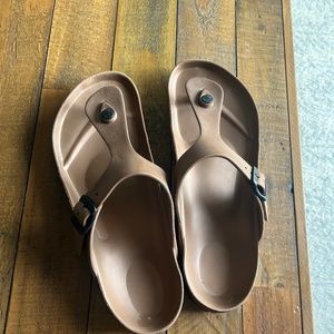Copper Birkenstocks